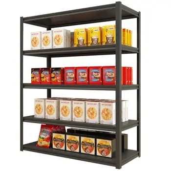 

Shelf Warehouse Shelf Supermarket Angle Steel Display Shelf Multi-storey Shelf Iron Shelf Grocery Shelf Free Combination