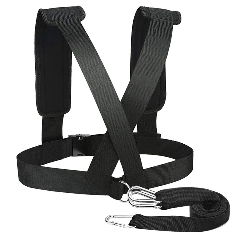 Sled Harness Kits Sled Pulling Strap for Running Sprinting Football Ice Fishing Power Pulling Resistance Speed Agility Training