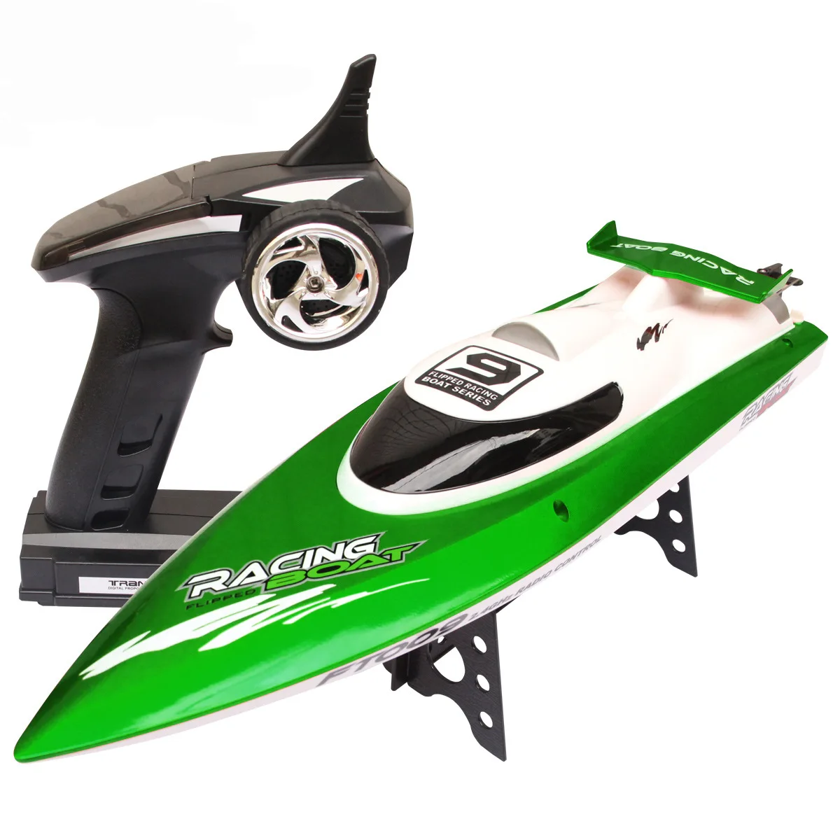 

Flywheel Ft009 Remote Control Boat High-Speed Speedboat Summer Day Aquatic Toy 2.4G Rechargeable Waterproof Electric Remote Cont
