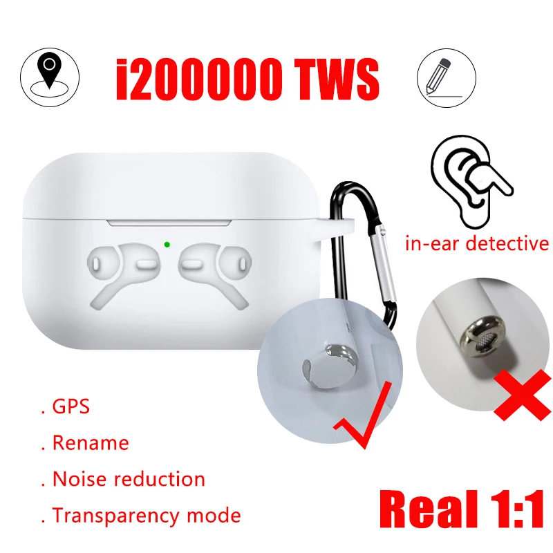 

i200000 1:1 TWS Air 3 Wireless Bluetooth Earphones Headset Earbud Smart Sensor GPS Rename PK i100000 i90000 Pro AP PRO tws