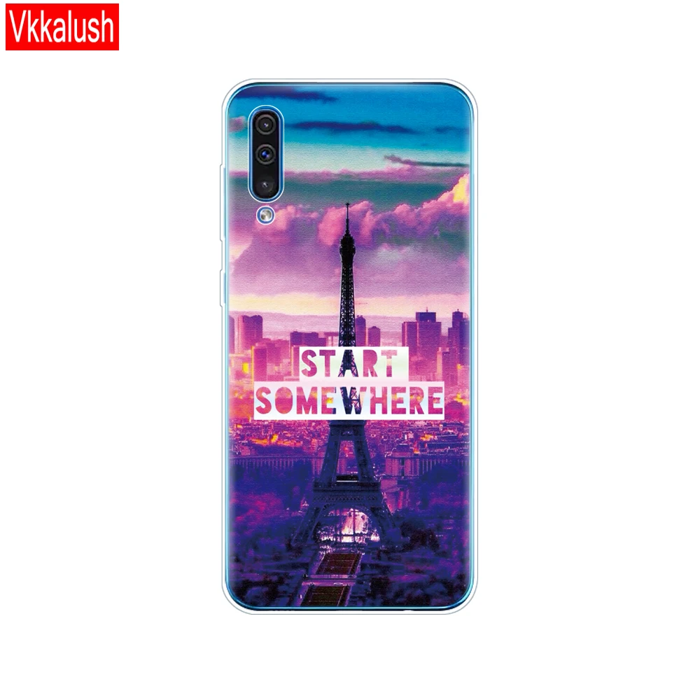 80121 Для samsung Galaxy A30S силиконовый прозрачный Футляр задняя крышка чехол для телефона samsung A30 A307 A307F SM-A307F мягкий чехол 6,4 cat - Цвет: 80121