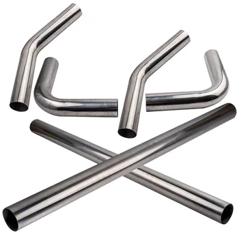 

6x 3" Stainless Steel T304 Straight & 45 90 Degree Bend Exhaust Tube Piping Pipe