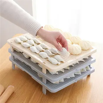 

2020 Non-slip Dumplings Storage Rack Plastic Can Be Superimposed Buns Baking Pastry Holder Tray Cooking Tool Kitchen Accessories