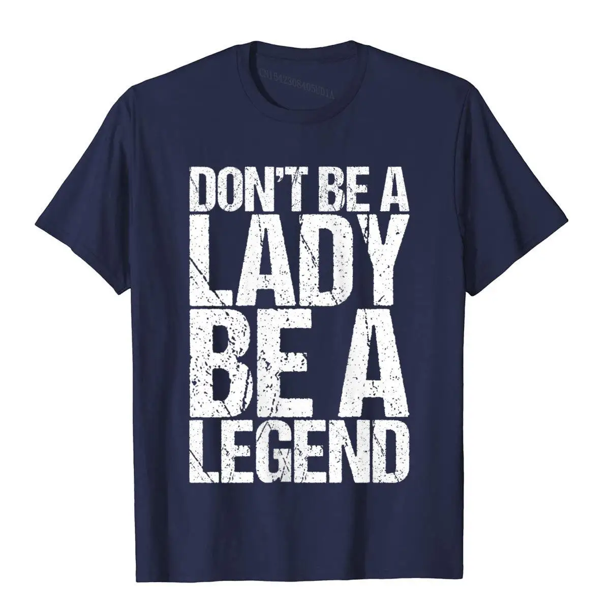Womens Don't Be A Lady Be A Legend Feminist Gift Tank Top__B7601navy