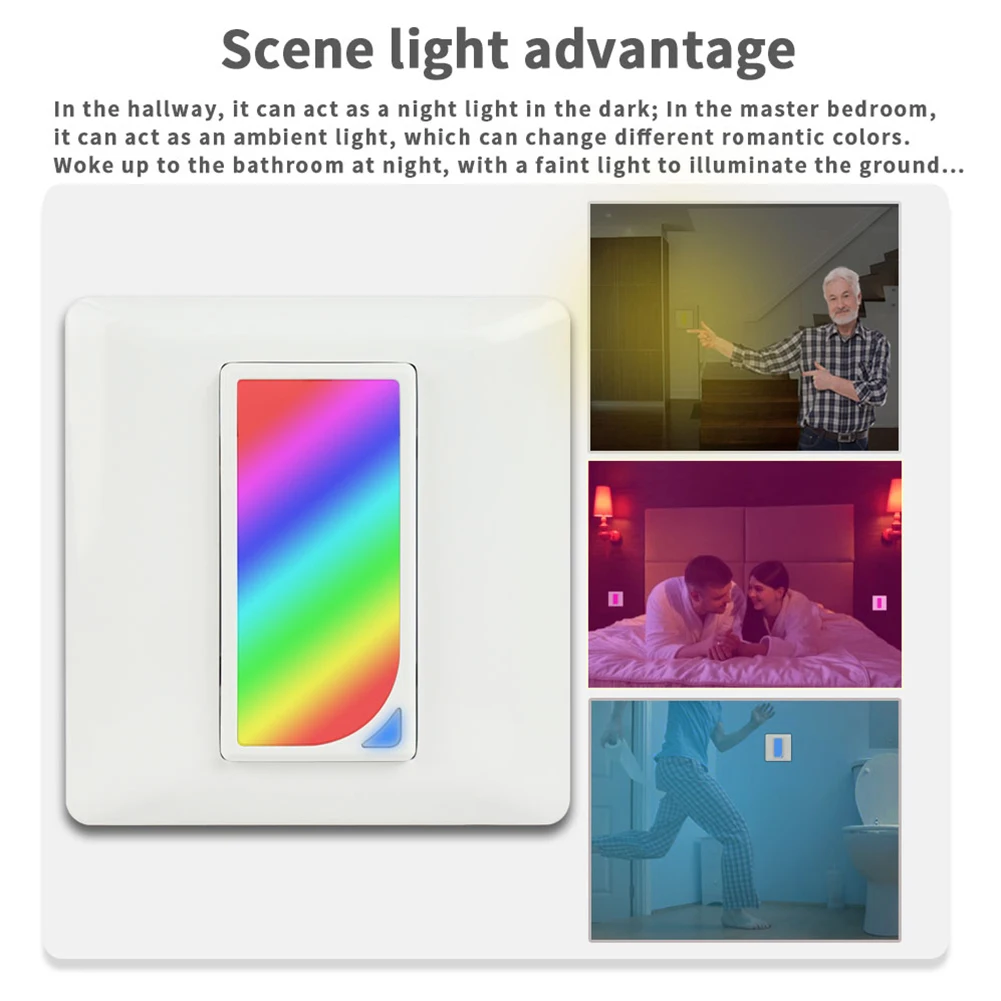 Переключаемый вентилятор с голосовым управлением RGB переключатель пульт