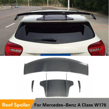 

Carbon Fiber Rear Roof Spoiler Boot Lip Wing Spoiler For Mercedes-Benz A Class A180 A260 A45 AMG 2013 - 2018 Window Spoiler Lid