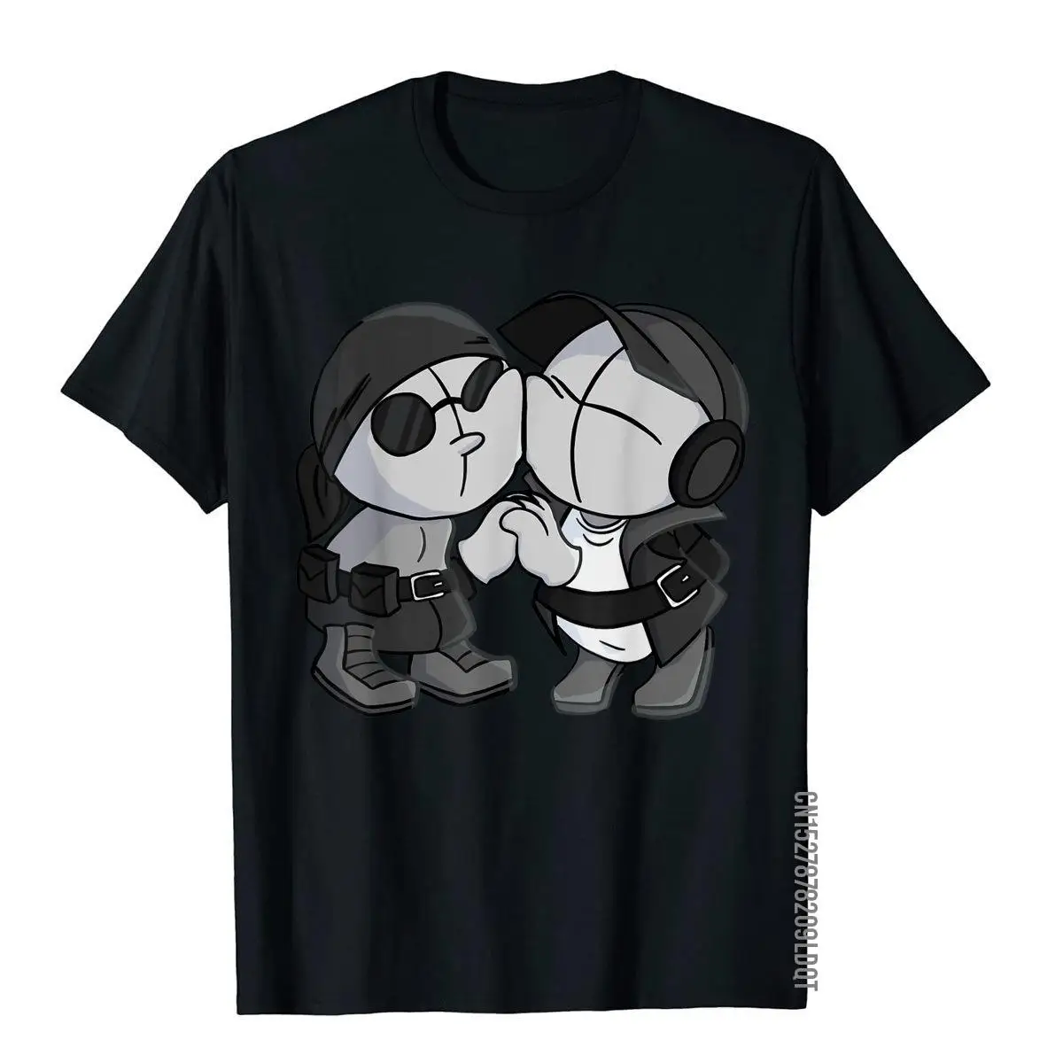 Madness-Combat Deimos and Sanford Funny T-Shirt__B9323black