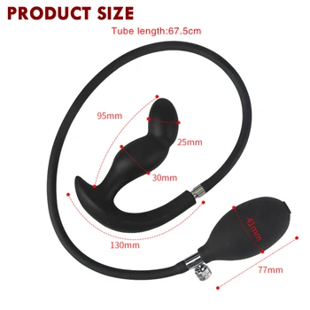 Super Large Inflatable Huge Anal Butt Plug Big Dildo Pump Prostate Massage Anus Dilator Expandable Sex Toys for Women Man Gay 6