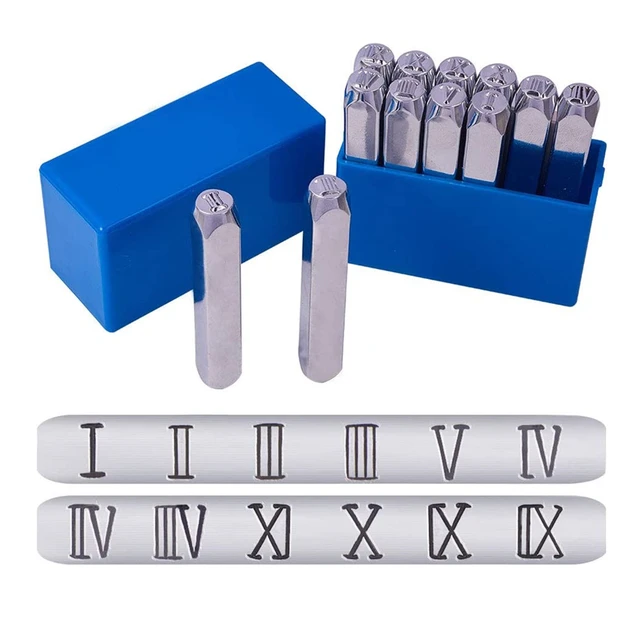 27 Pcs 3mm Metal Punch Stamp, Metal Stamping Tools Beading Jewelry Making  Letter Stamp Set Punch Perfect for Imprinting Metal Plastic Wood Leather