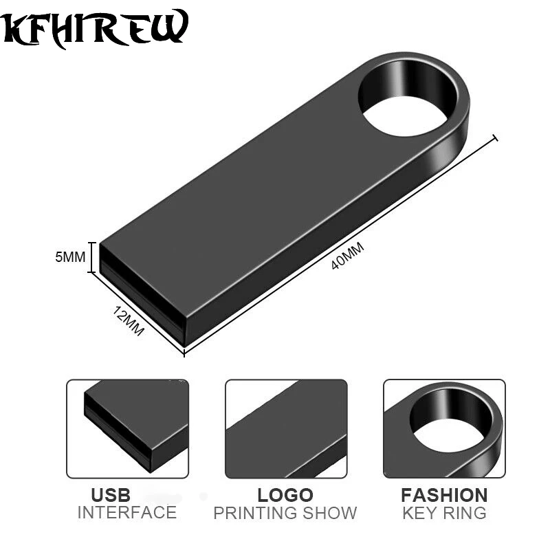 free adapter Pen Drive 128GB cle Usb Flash Disk 64GB PenDrive 32GB USB Flash Drive 16GB metal Key memory usb 4GB Stick flash 8GB