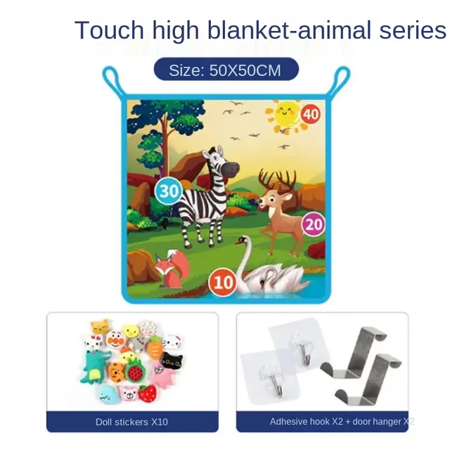 Bounce Trainer Promote Growth Sports Touch High Carpet Games Height Ruler Indoor Outdoor Sticky ball Target Toys for Children 01 Animal