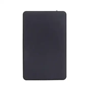 

Black Slim Portable 2.5 HDD Enclosure USB 2.0 External Hard Disk Case Sata to USB Hard Disk Drives HDD Case With USB Cable Hot