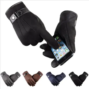 

Mens Ladies Warm Touch Screen Gloves Winter Thermal Cycling Running Warm Gloves Full Finger