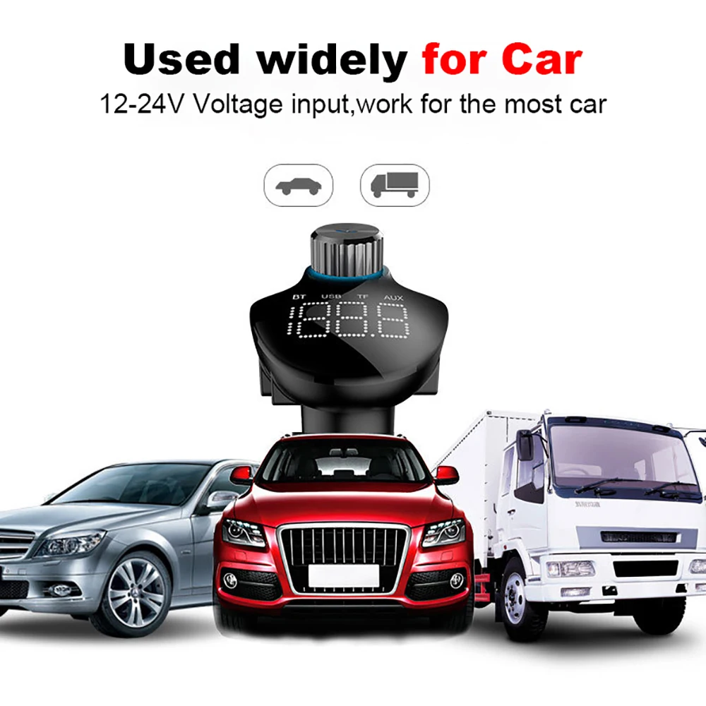 VR robot 2019 Nuovo FM Transimtter Modulatore Bluetooth Kit Vivavoce Per Auto Aux Car Audio Lettore
