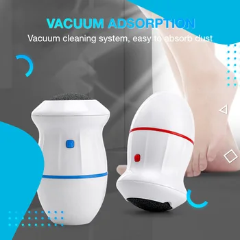 

Electric Foot Grinder Vacuum Callus Remover Feet Care Vacuum Adsorpt Rechargeable Foot Files Clean Tools for Hard Cracked Skin