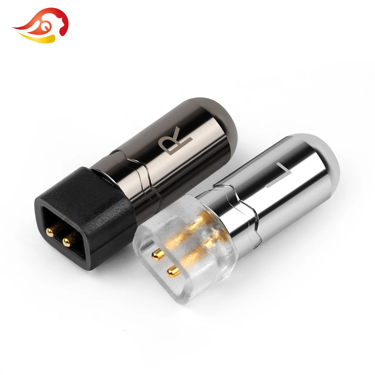 QYFANG 알루미늄 합금 플러그 오디오 잭, 이어폰 핀 와이어 커넥터 어댑터, UE18Pro UE11Pro UE7Pro 시리즈 헤드폰용, 0.78mm