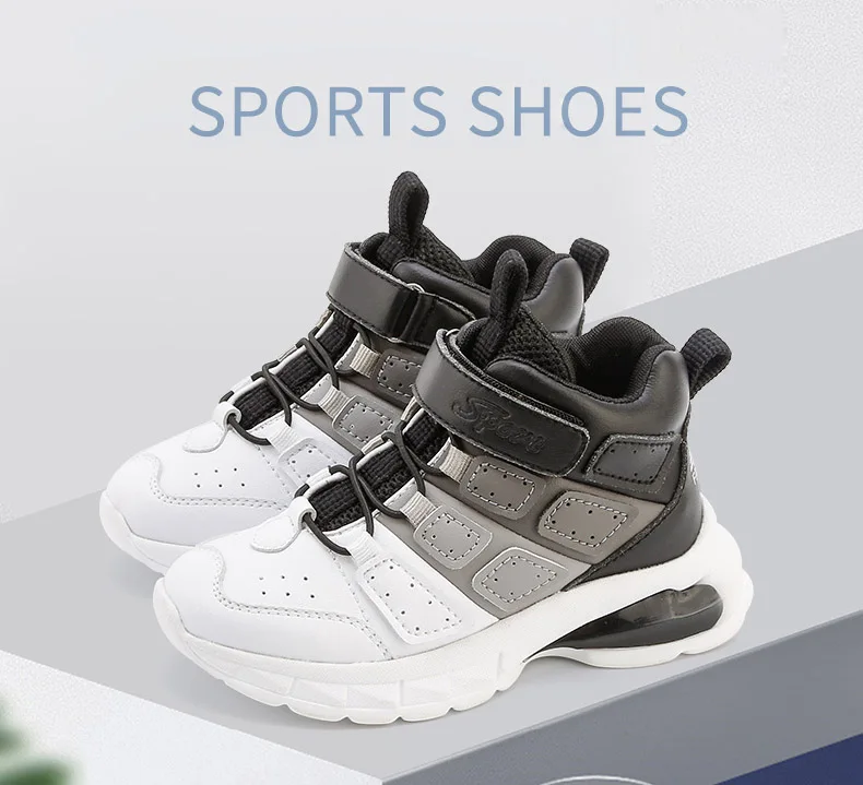 Bakkotie/Новинка года; детская спортивная обувь; сезон осень; модная черная мягкая повседневная обувь для маленьких мальчиков; детские дышащие высокие кроссовки для девочек