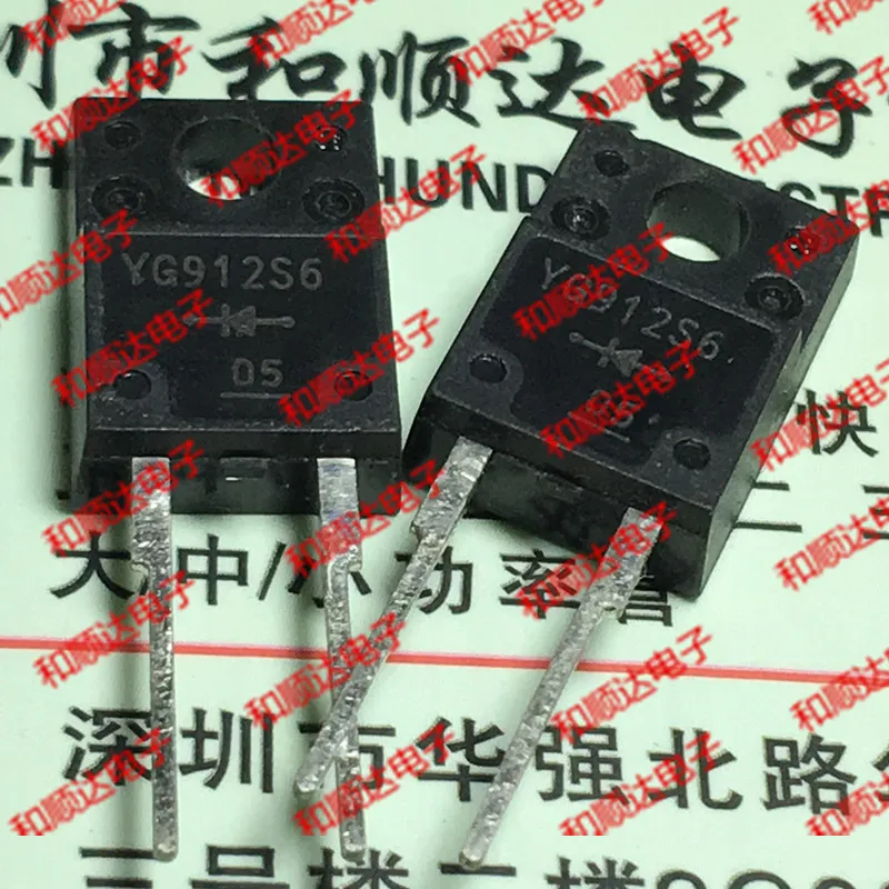 Оригинальный Новый/5 предметов в лоте YG912S6 TO 220F 600V 10A|Регуляторы