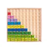 Juguetes de madera para bebés 99 TABLA DE MULTIPLICACIÓN juguetes de matemáticas 10*10 bloques de figura para bebés aprendizaje educativo Montessori regalos juguetes para niños ► Foto 2/6