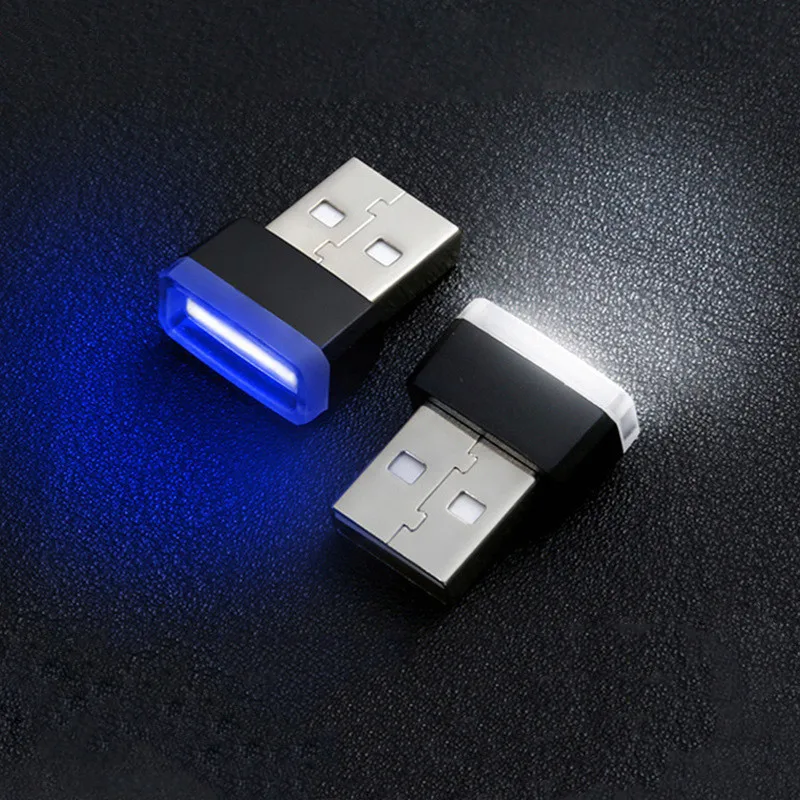 1 Pcs Car Mini USB LED Atmosphere Lights Accessories For Mercedes-Benz A B R G Class GLK GLA W176 w203 w204 w205 w211 w212 w213