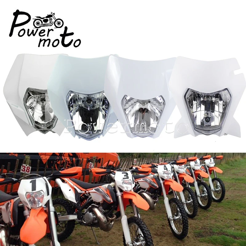 Байк фары для мотокросса Enduro MX гонки налобный фонарь передний свет маска EXC XCW XC SX