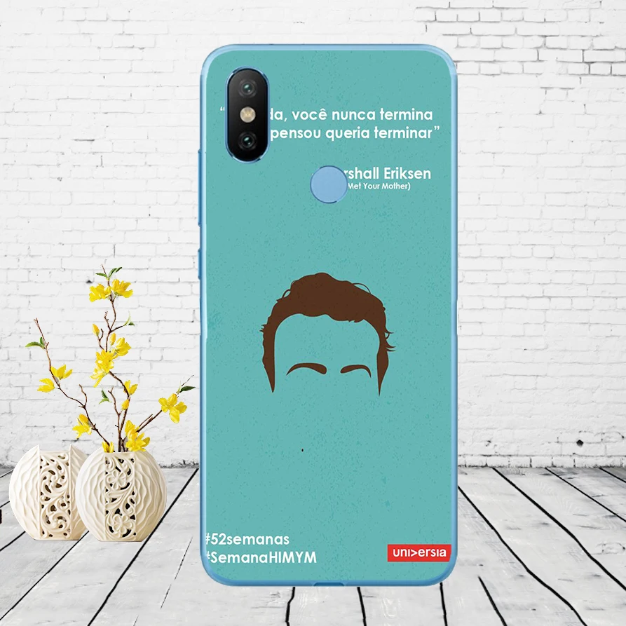 121DD how i met your mother himym quotes Мягкий силиконовый чехол для Xiao mi Red mi 6 6a mi 8 a2 lite note 5 6 pro 7 Case - Цвет: 7