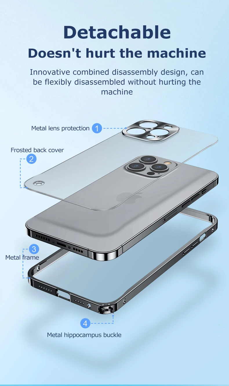 Luxury Electroplated Metal Frame For IPhone 13 12 11 Pro Max 12Pro 13Pro Acrylic Back Plate Lens Protective Cover Phone Case