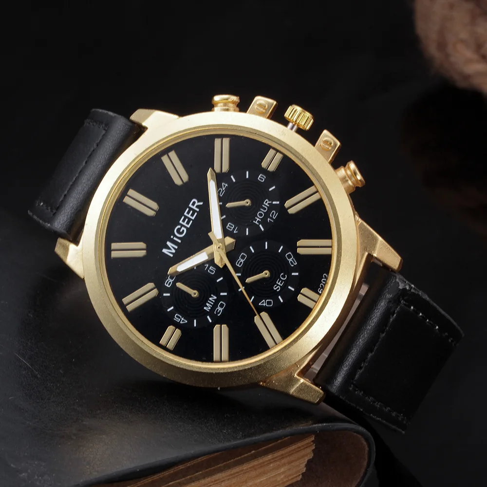 

2021 New Watches Men's Belts Quartz Watches Geneva Explosions Men Watches Luxury Watch Men Bulk Items Wholesale Business watch