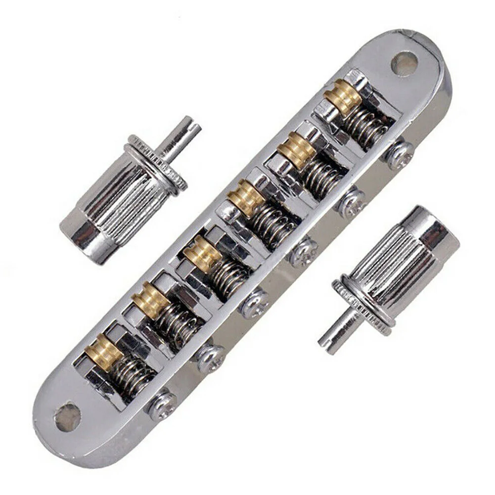 

Adjustable Roller Replacement With Screws Easy Install Music Entertainment Tune-o-matic DIY Electric Guitar Bridge Tail Parts