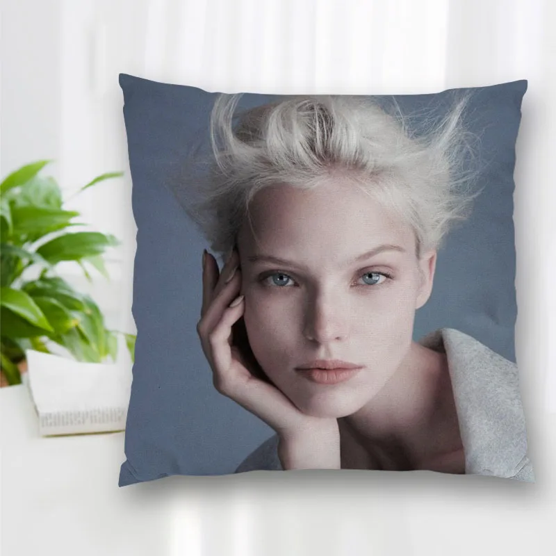 

Hot Sale Custom Decorative Pillowcase Sasha Luss Model Square Zippered Pillow Cover Best Nice Gift 20X20cm 35X35cm 40x40cm