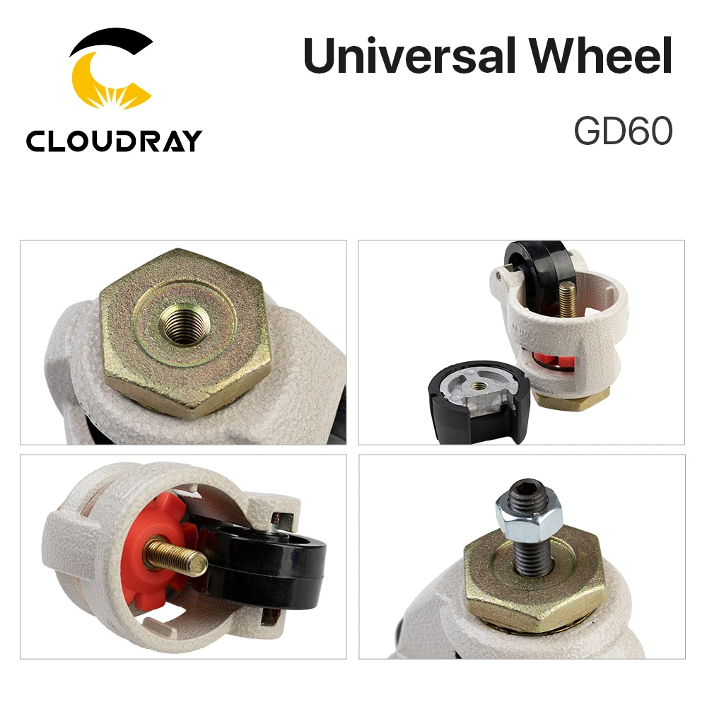 Cloudray универсальные колеса GD60 для CO2 лазерной резки и гравировки