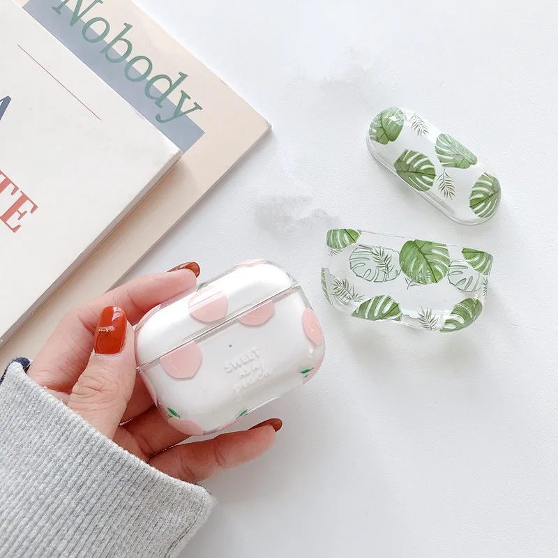 Защитный чехол для наушников Apple Air Pods Pro прозрачный жесткий | Электроника