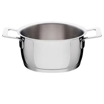

Alessi AJM101/16 Pots & Pans casserole two handles, 18/10 stainless steel polished, 160 cl pots