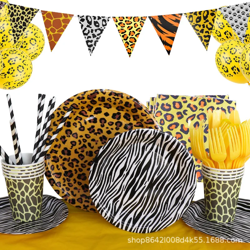 Jungle Theme Party Supplies Wild Oneyearold Birthday Plates And