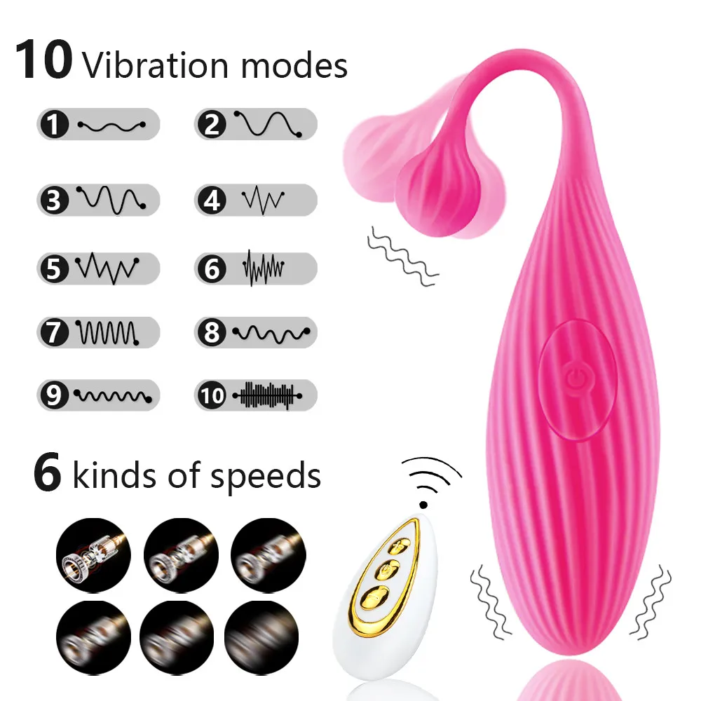 Remote Control Jump Egg Vibrator Kegel Balls Exercise Vagina G-spot Clit Stimulator Female Masturbator Adult Sex Toys for Women 2