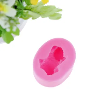 

New 1pc Cute Dogs Shape Silicone Fondant Cake Decorating Mold Chocolate Candle Clay Mould Animal Cake Tool For Bakeware