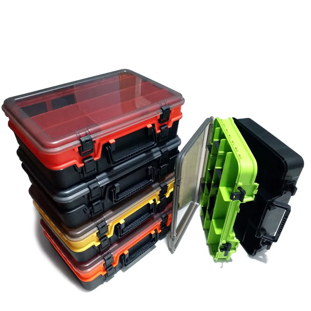 2020 Large-Capacity Double-Layer Fishing Tackle Box Multifunctional Carp Fishing Accessory Storage Box Portable Fishing Bait Box