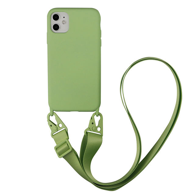 Strap Cord Chain Phone Case for iPhone 13 11 12 Pro MAX  XSMax XR X XS 6S 6 7 8 Plus  SE2020 Necklace Lanyard hang String