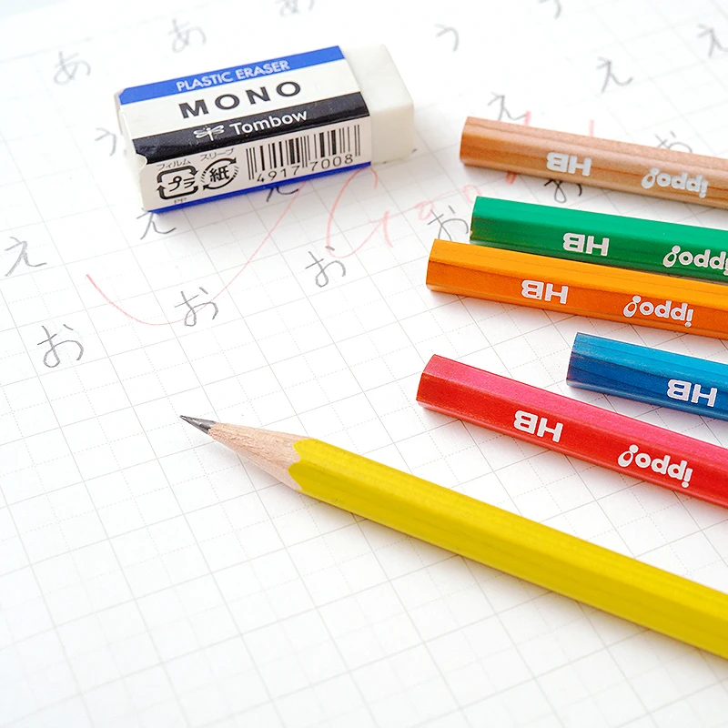 Tombow IPPO Студенческие карандаши HB 2B простой карандаш Kawaii деревянные детские карандаши японские школьные канцелярские принадлежности