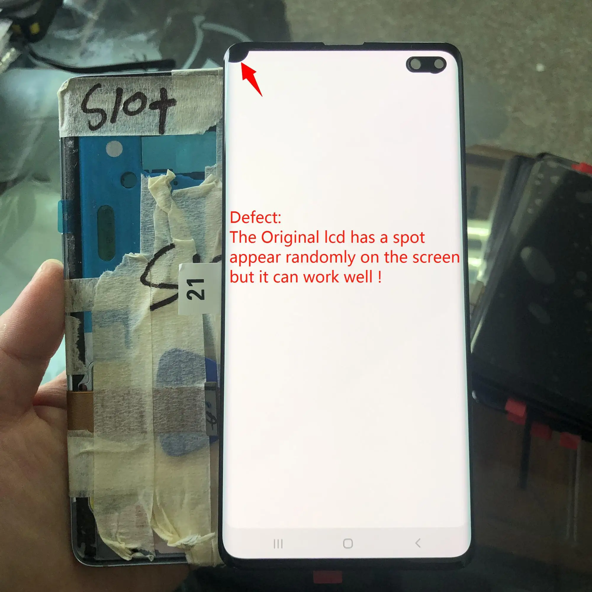 100% SUPER AMOLED LCD for SAMSUNG Galaxy S10 Plus
