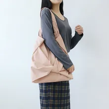 Женская модная сумка с бантом, милая Экологичная Холщовая Сумка для покупок, сумка для покупок, простая дикая Повседневная вместительная сумка Bolsa Feminin