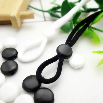 

25PCS Silicone Mask Buckle Cord Locks Toggles For Drawstrings Elastic Cord Adjuster Non Slip Stopper Elastic button mascarilla