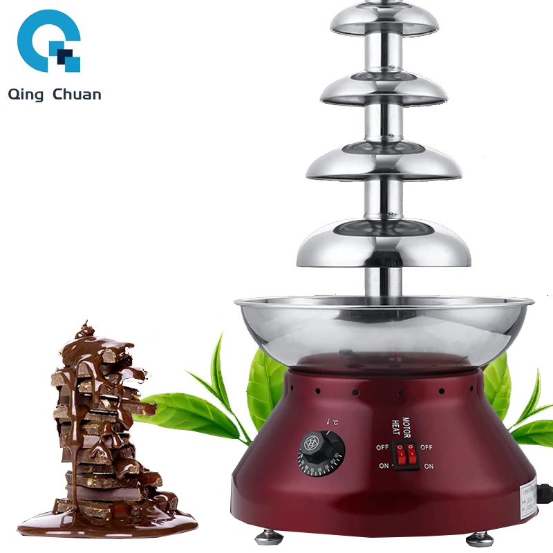 Five Story Chocolate Fountain Automatic Home Spray Tower Commercial Wedding Banquet Hall Party Waterfall Machine