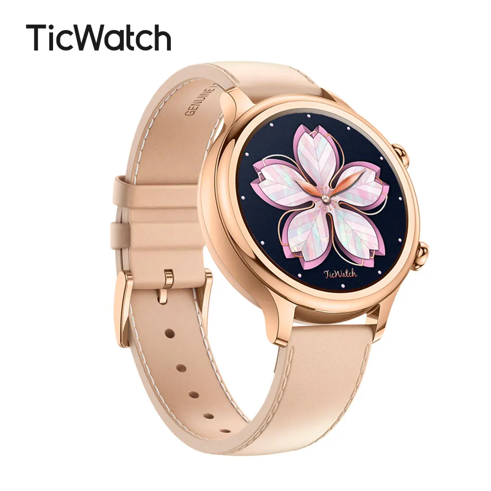  Ticwatch C2 Rose Gold Smart Watch Bluetooth Smartwatch with GPS Android&iOS compatible IP68 Waterpr