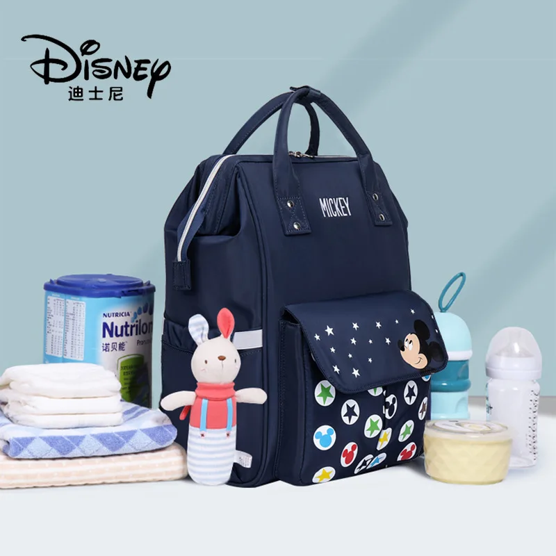 Disney Mummy Bag Multifunctional Waterproof Travel Backpack Large Capacity Item Storage Bottle Insulation Bag Baby Diaper Bag Disney Mummy Bag Multifunctional Waterproof Travel Backpack Large Capacity Item Storage Bottle Insulation Bag Baby Diaper Bag