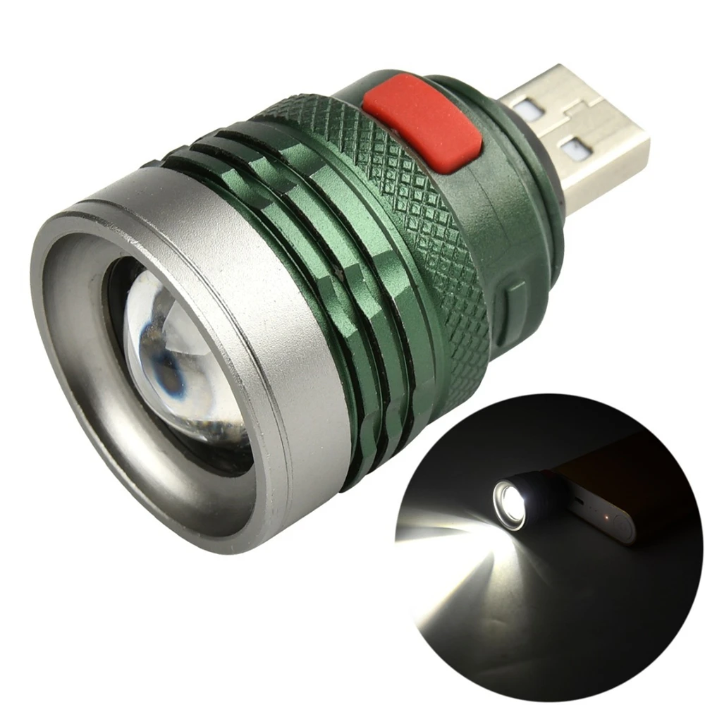 Mini USB Portable LED Charging Computer Light 3-Mode Reading Lamp USB Interface Mini Flash Light Torch Flashling By Power Bank (3)