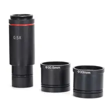 Микроскоп камера промышленности камера CCD 0.5X микроскоп C-mount адаптер уменьшения объектива CCD интерфейс адаптер