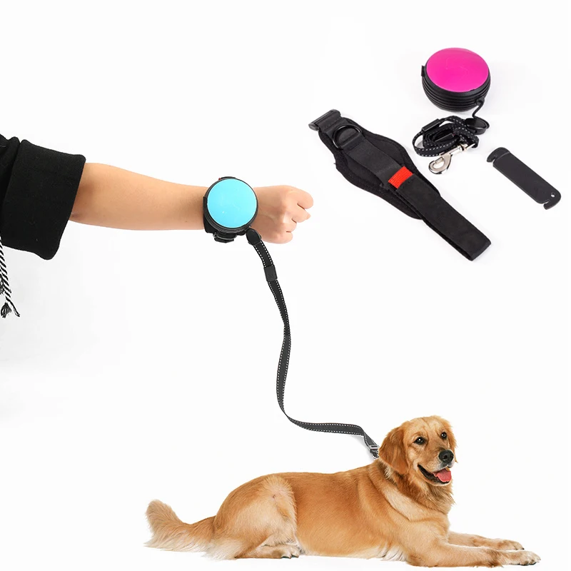 

3M Wrist Retractable Dog Leash Pet Traction Rope Adjustable Premium Durable Large Dog Lead Extending Walking Leads