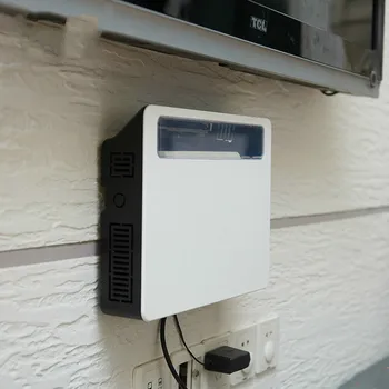 

Wireless Wifi Router Storage Box Plastic Shelf Wall Hangings Bracket Cable Storage 2 Colour Home Decor YHJ101103