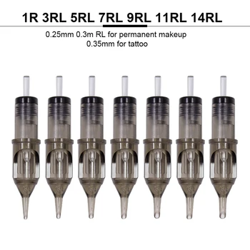 

Biomaser 10pcs 1/3/5/9/11/13/15RL Disposable Cartridge Tattoo Needles Liner Shader Makeup Eyebrow Tattoo Pen Machine Supply